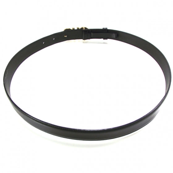 FASHIONPHILE SALVATOREFERRAGAMOLeatherDoubleGanciniBeltBlack 2 of 5