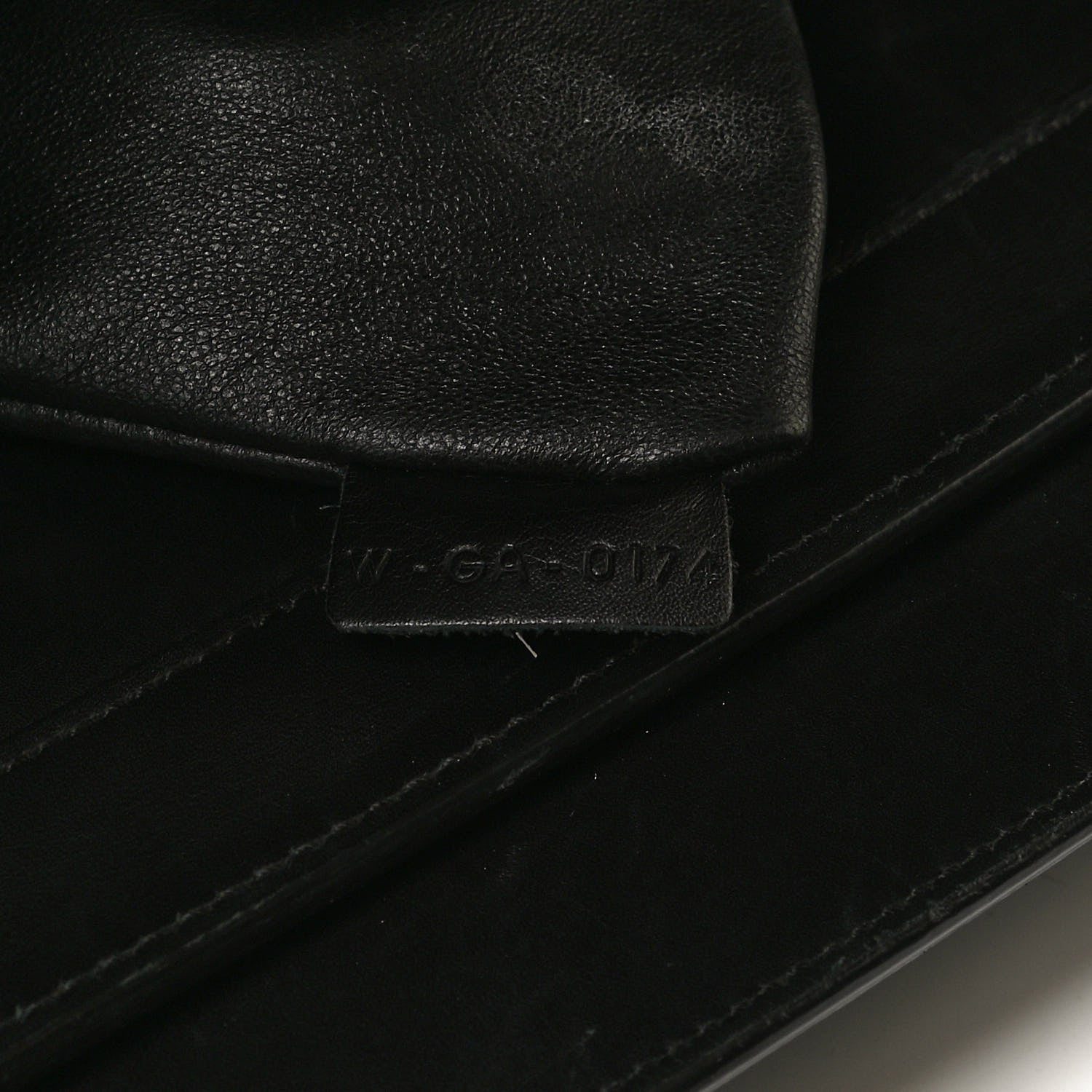 Celine Calfskin Astrakhan Embossed Mini Luggage Black 10 of 22