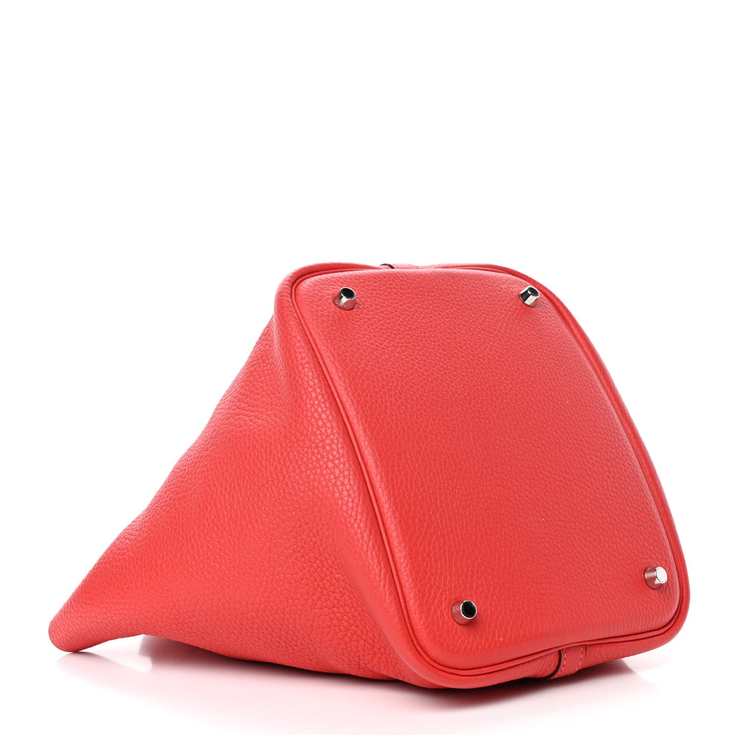Taurillon Clemence Picotin Lock 22 MM Rouge Pivoine