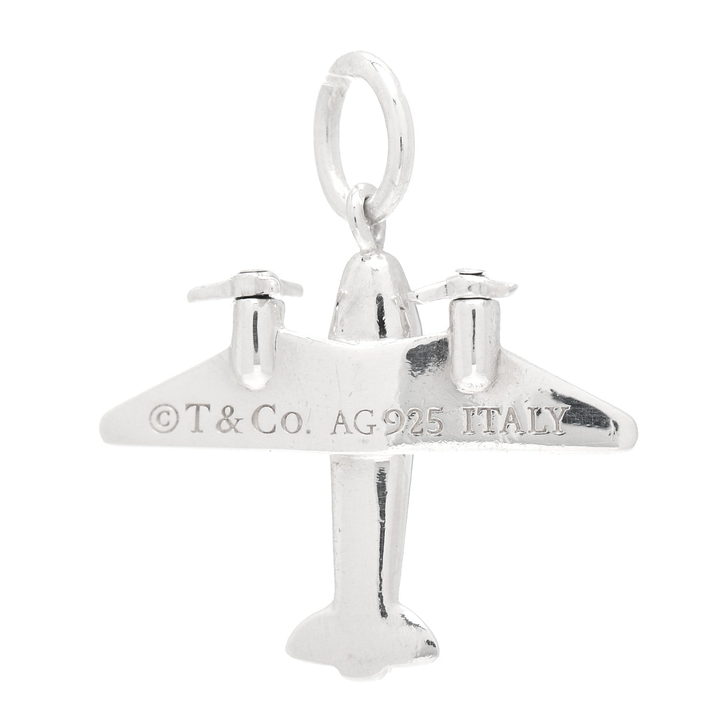 Sterling Silver Airplane Charm