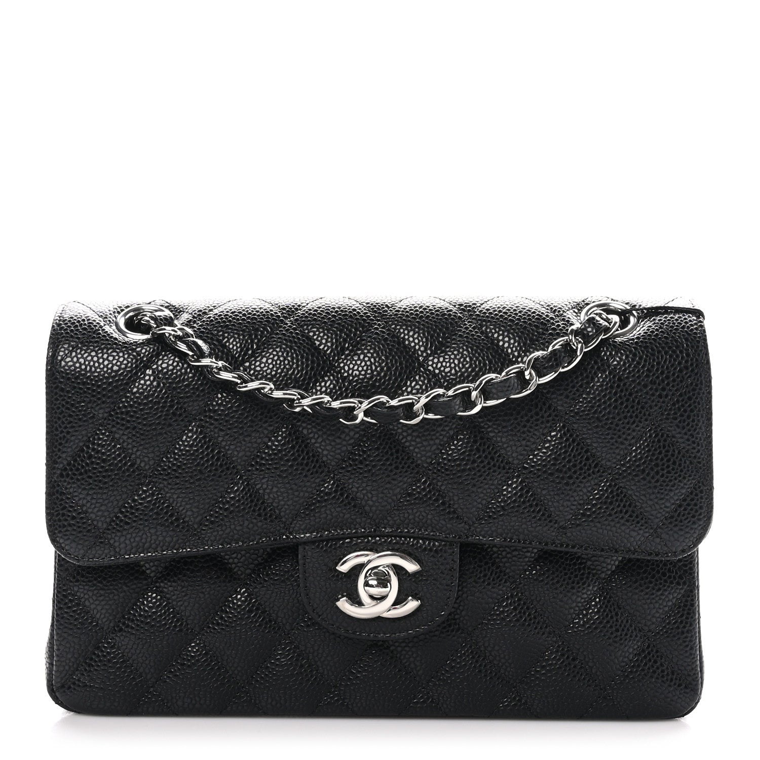 Chanel Caviar Quilted Small Double Flap Black 1 of 11