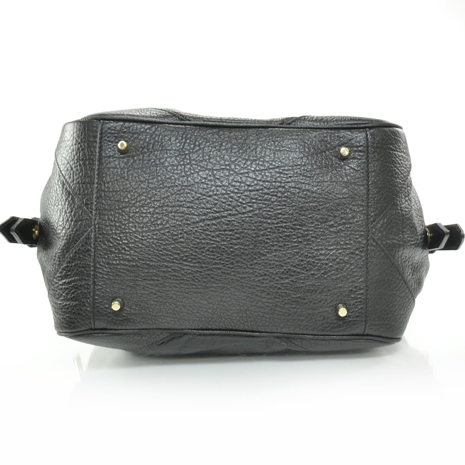 Burberry Grainy Leather Medium Oakford Tote Black 5 of 10