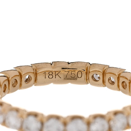 Parker & West by FASHIONPHILE 18K Yellow Gold Diamond 1.08ct Full Eternity Band Ring 53 6.25 4 of 4
