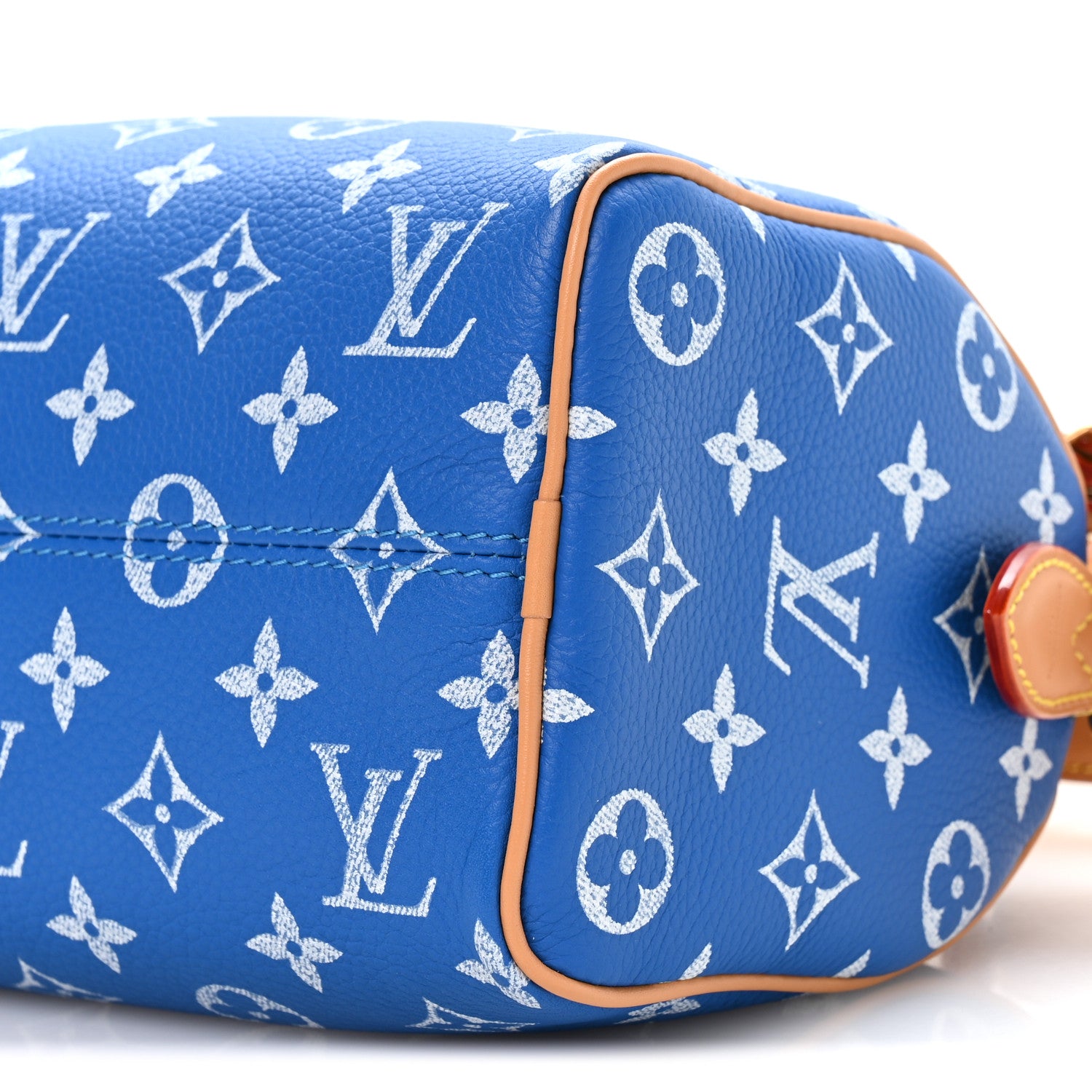 Louis Vuitton Calfskin Monogram Speedy P9 Bandouliere 20 Blue 11 of 12