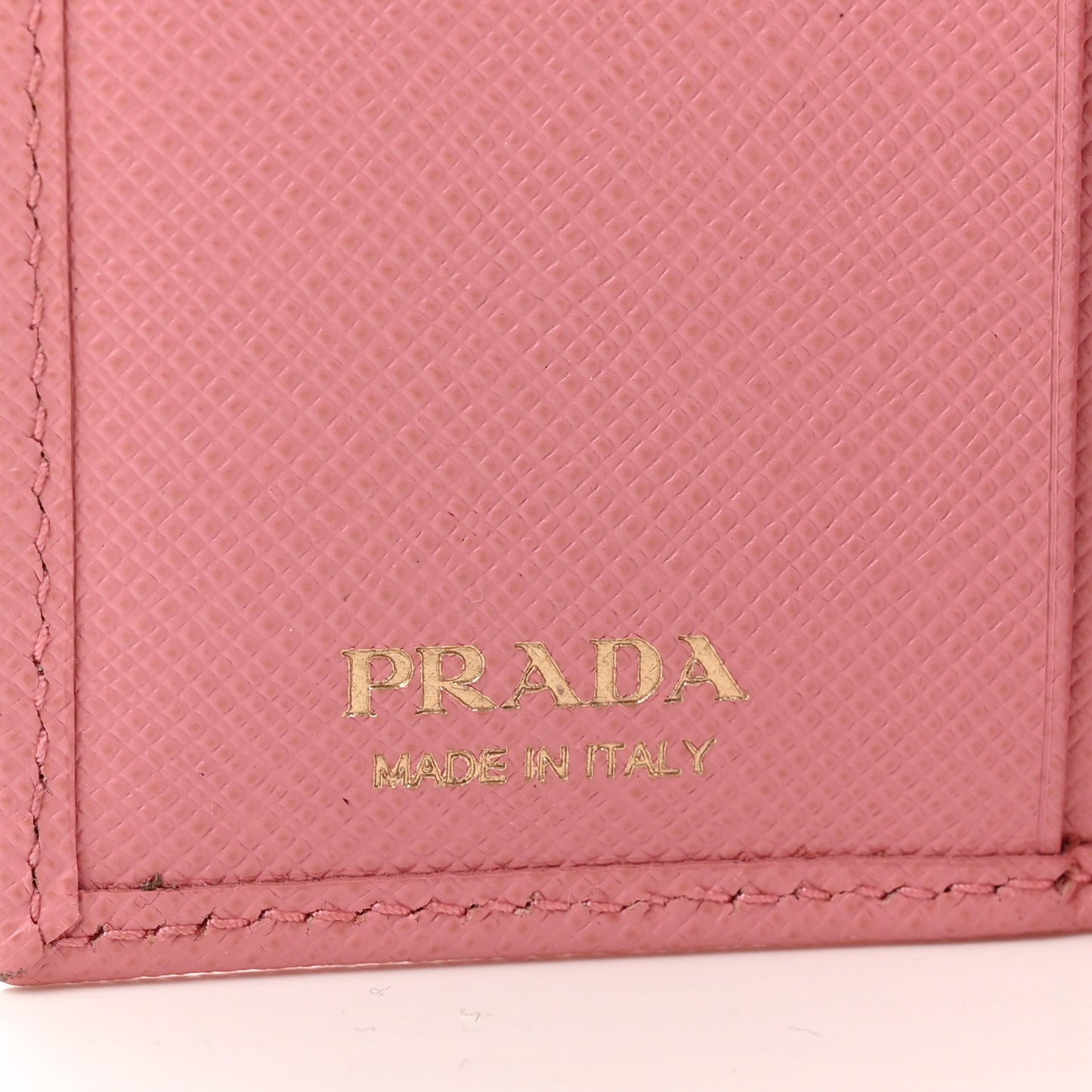 Saffiano Metal Compact Snap Bi-Fold Wallet Petalo