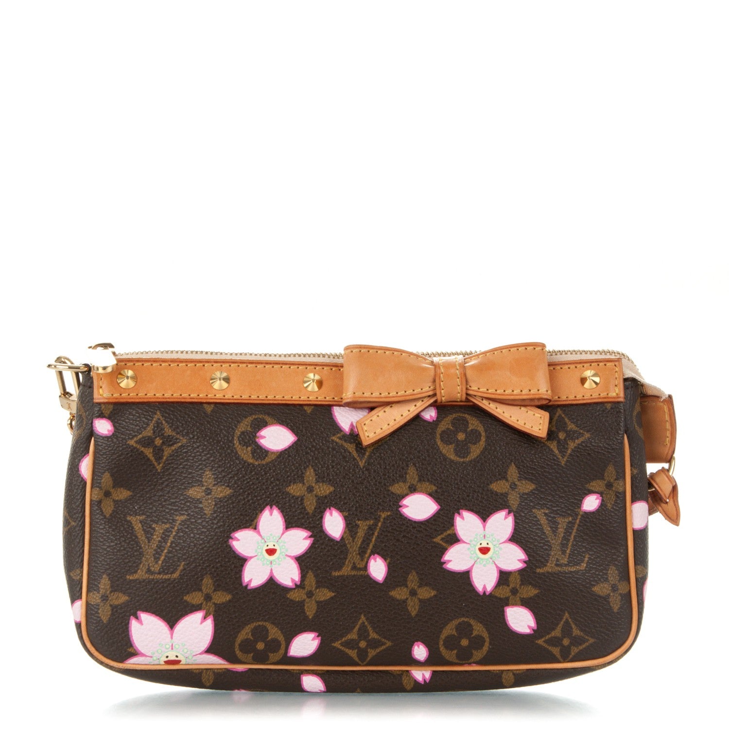 Louis Vuitton Monogram Cherry Blossom Pochette Accessories Brown 1 of 7