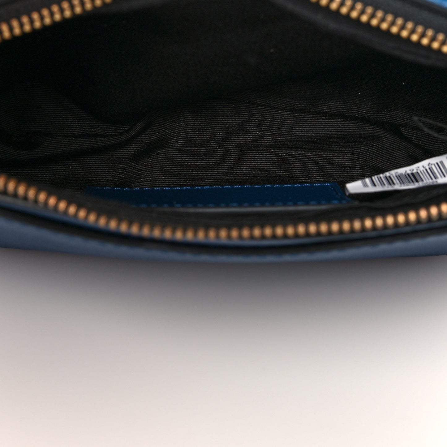 Saffiano Small Snapshot Camera Bag Blue