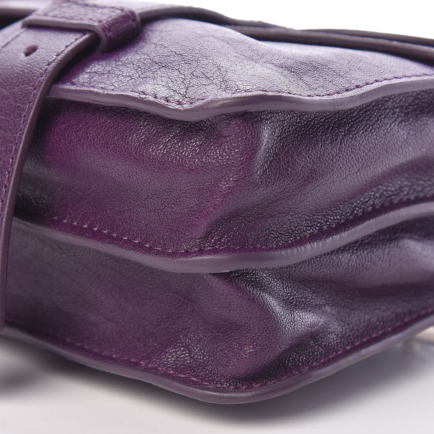 Lambskin PS1 Pochette Clutch Grape Jam