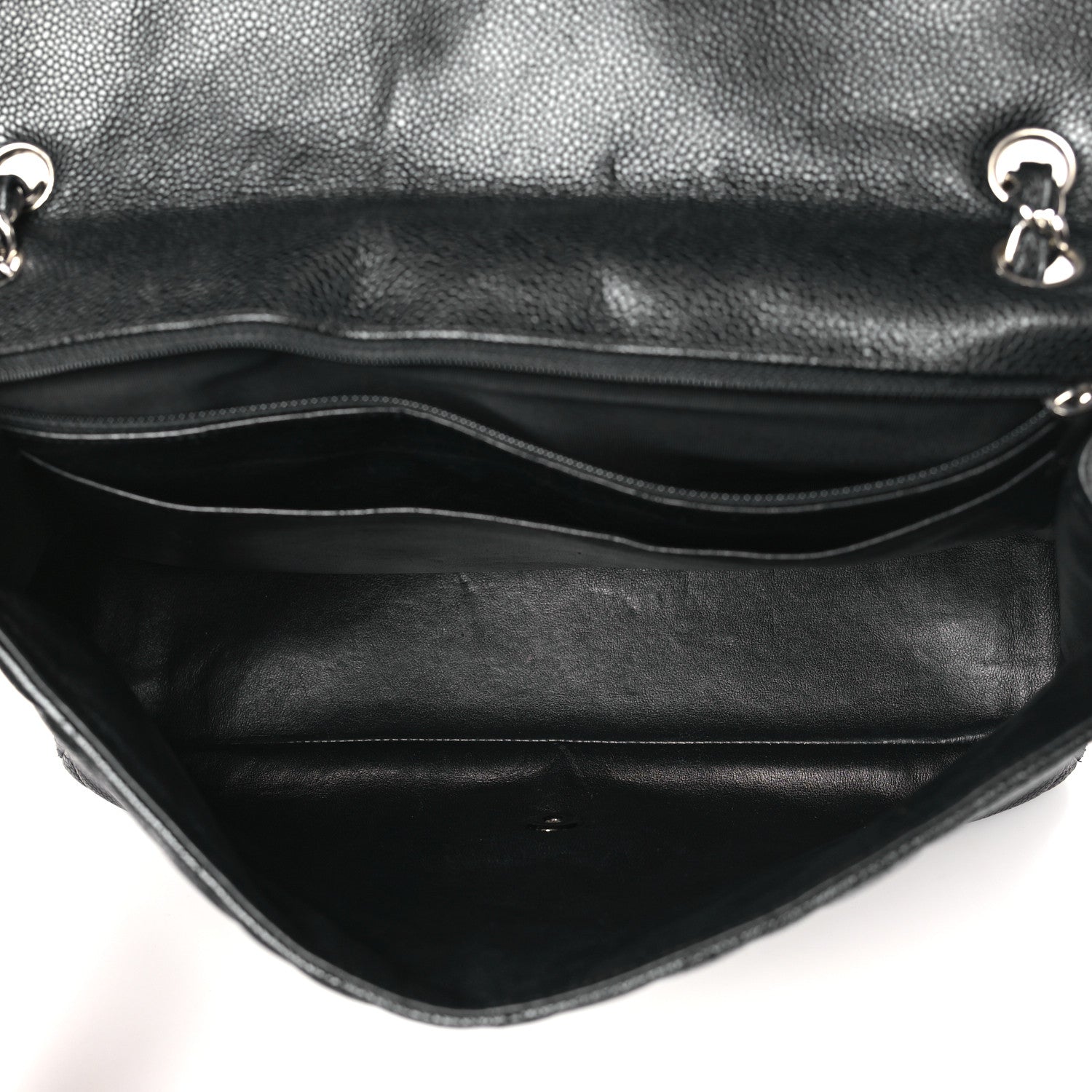 Chanel Caviar Quilted Maxi Single Flap Black 5 of 11