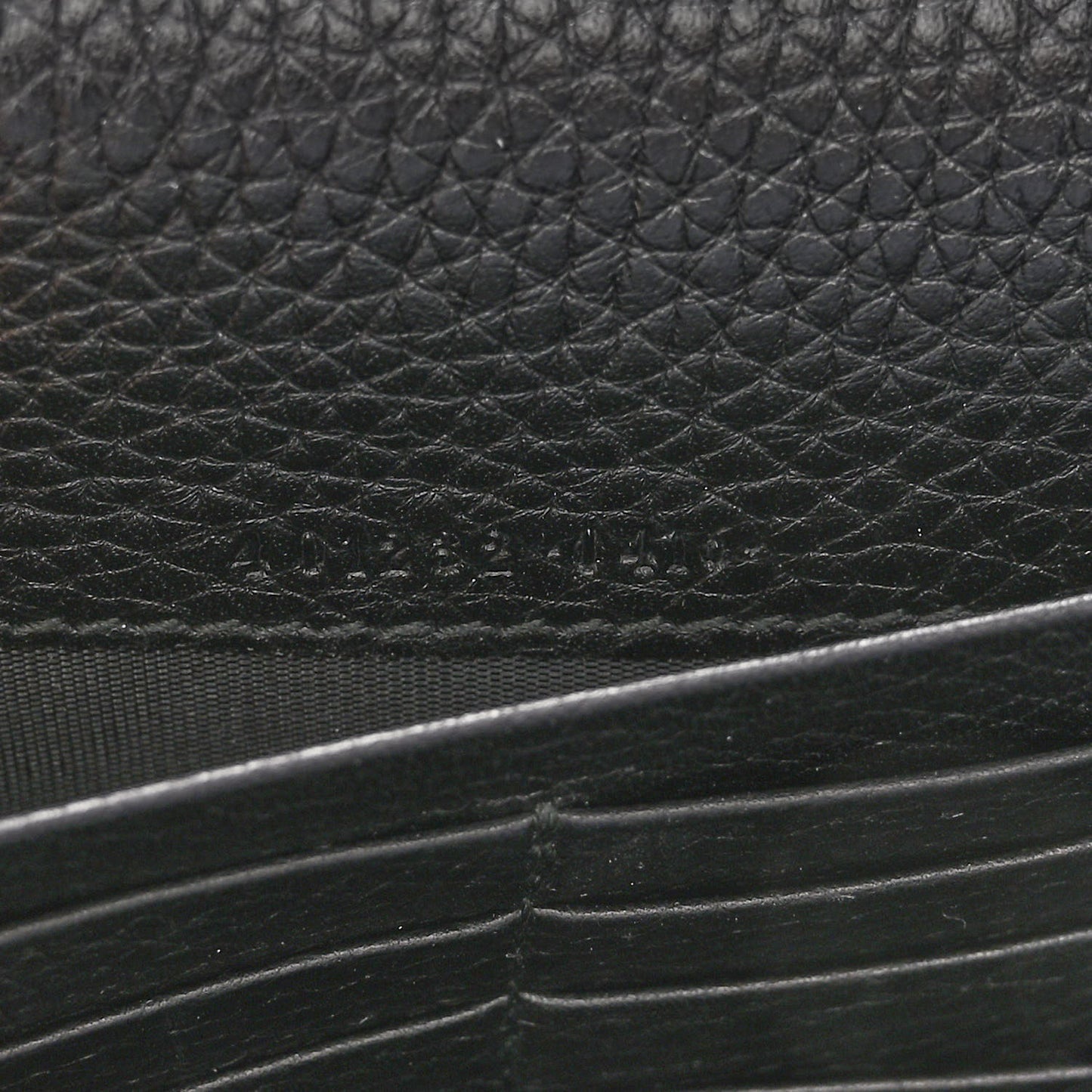 Calfskin GG Marmont Chain Wallet Black