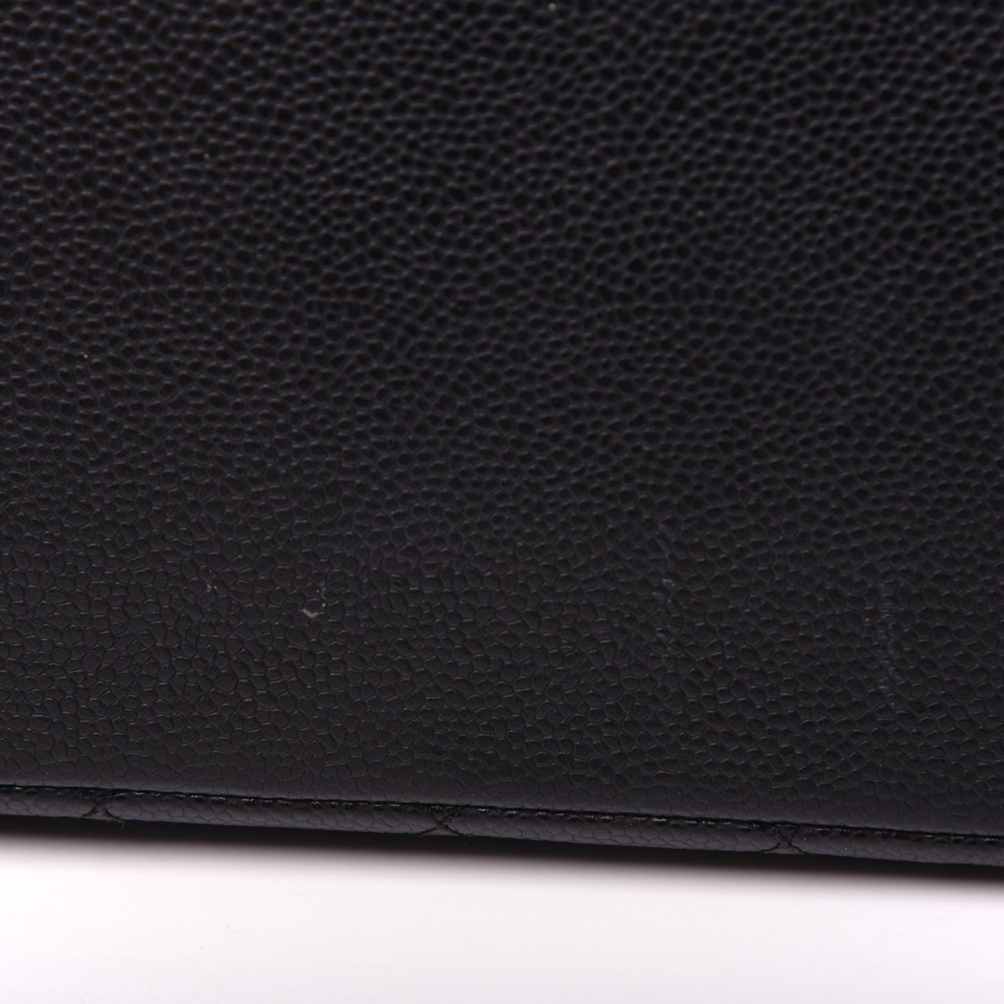Caviar Quilted Grand Shopping Tote GST Black