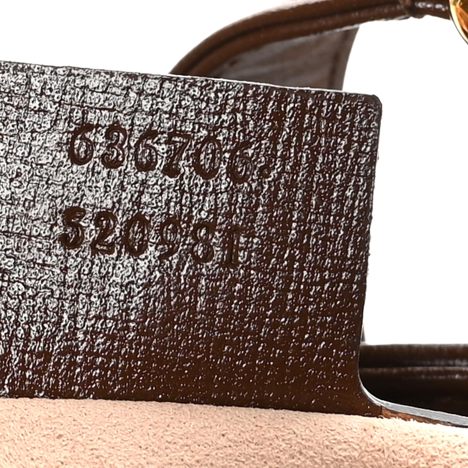 Gucci GG Supreme Monogram Azalea Calfskin Web Small Jackie 1961 Hobo Beige Ebony Brown Sugar 7 of 9