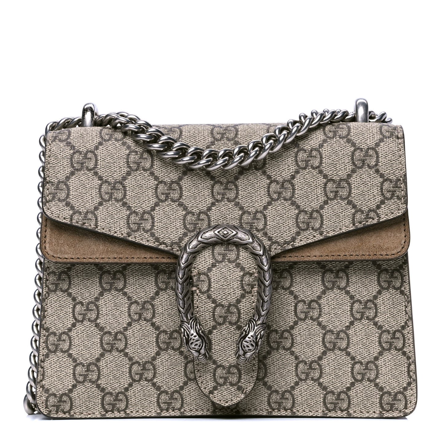 GG Supreme Monogram Mini Dionysus Shoulder Bag Taupe
