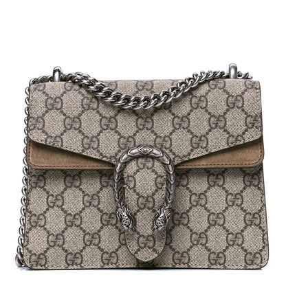 Gucci GG Supreme Monogram Mini Dionysus Shoulder Bag Taupe 1 of 4