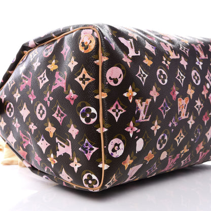 Louis Vuitton Watercolor Aquarelle Speedy 35 Brown 5 of 7