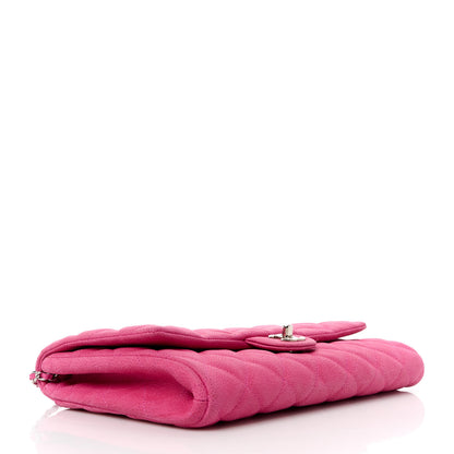 Chanel Iridescent Caviar Quilted Clutch with Chain Flap Pink 4 of 12