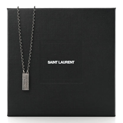 Saint Laurent Tag Necklace 5 of 5