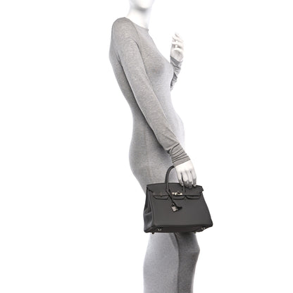 Hermes Togo Birkin 25 Etain 2 of 11