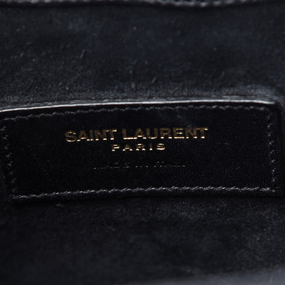 Saint Laurent Calfskin Small Emmanuelle Bucket Bag Black 6 of 9