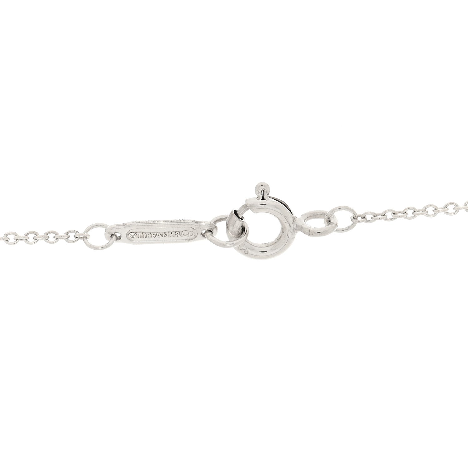Tiffany Sterling Silver Gift Box Charm Necklace 4 of 4