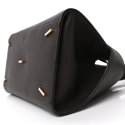 Salvatore Ferragamo Calfskin Small Hug Bag Testa Di Moro Burnt Ocra 9 of 9