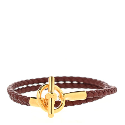 Hermes Swift Glenan Double Tour Bracelet T2 Rouge H 1 of 5