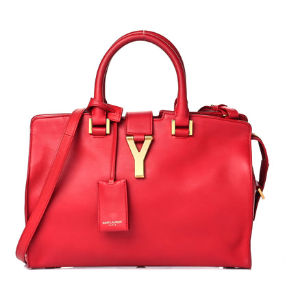Saint Laurent Calfskin Small Classic Y Cabas Red 1 of 11