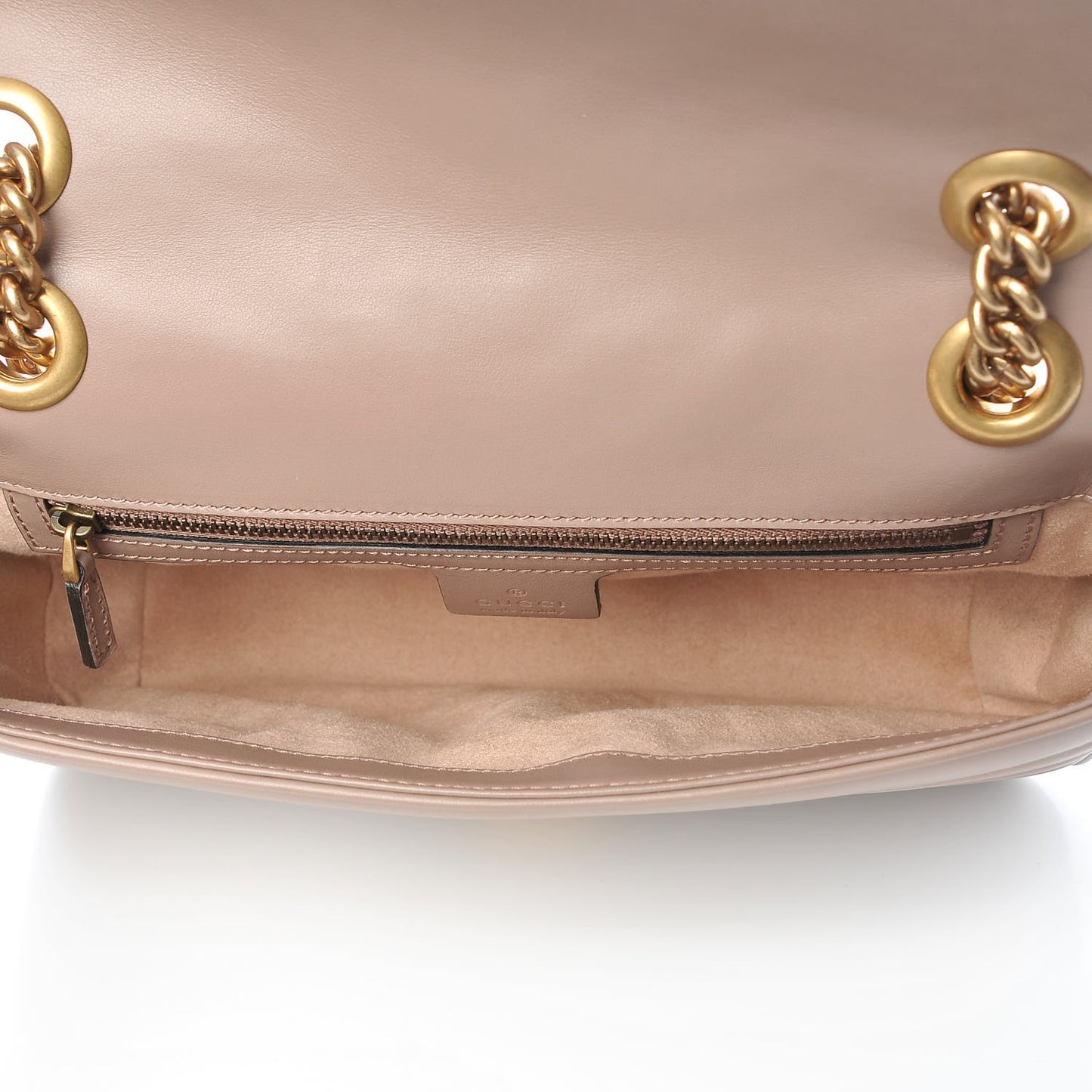 Calfskin Matelasse Small GG Marmont Shoulder Bag Porcelain Rose