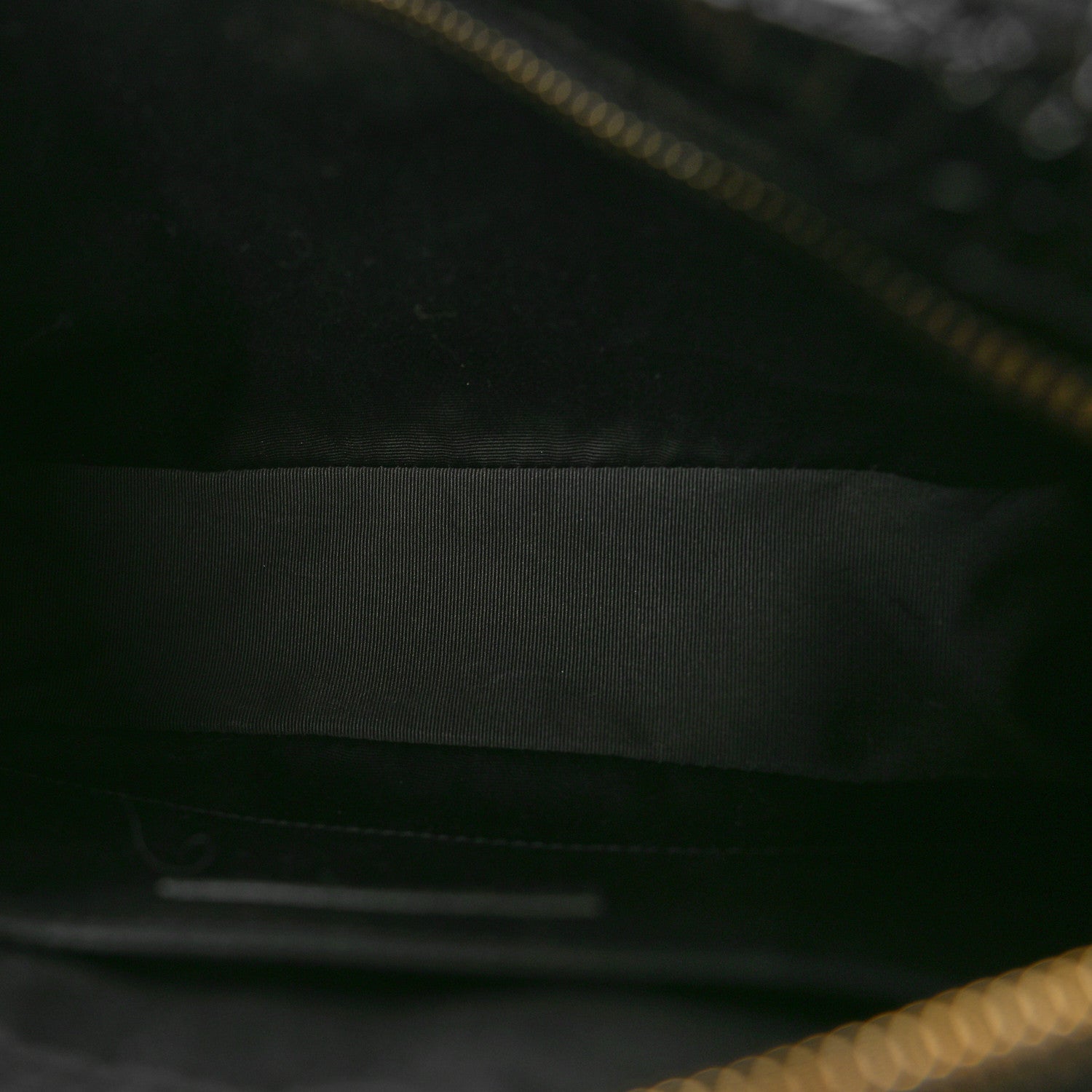Saint Laurent Patent Calfskin Crocodile Embossed Monogram Lou Camera Bag Black 5 of 10