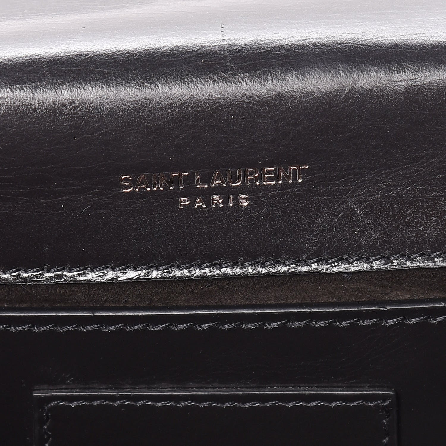 Saint Laurent Patent Smoking Clutch Black 8 of 10
