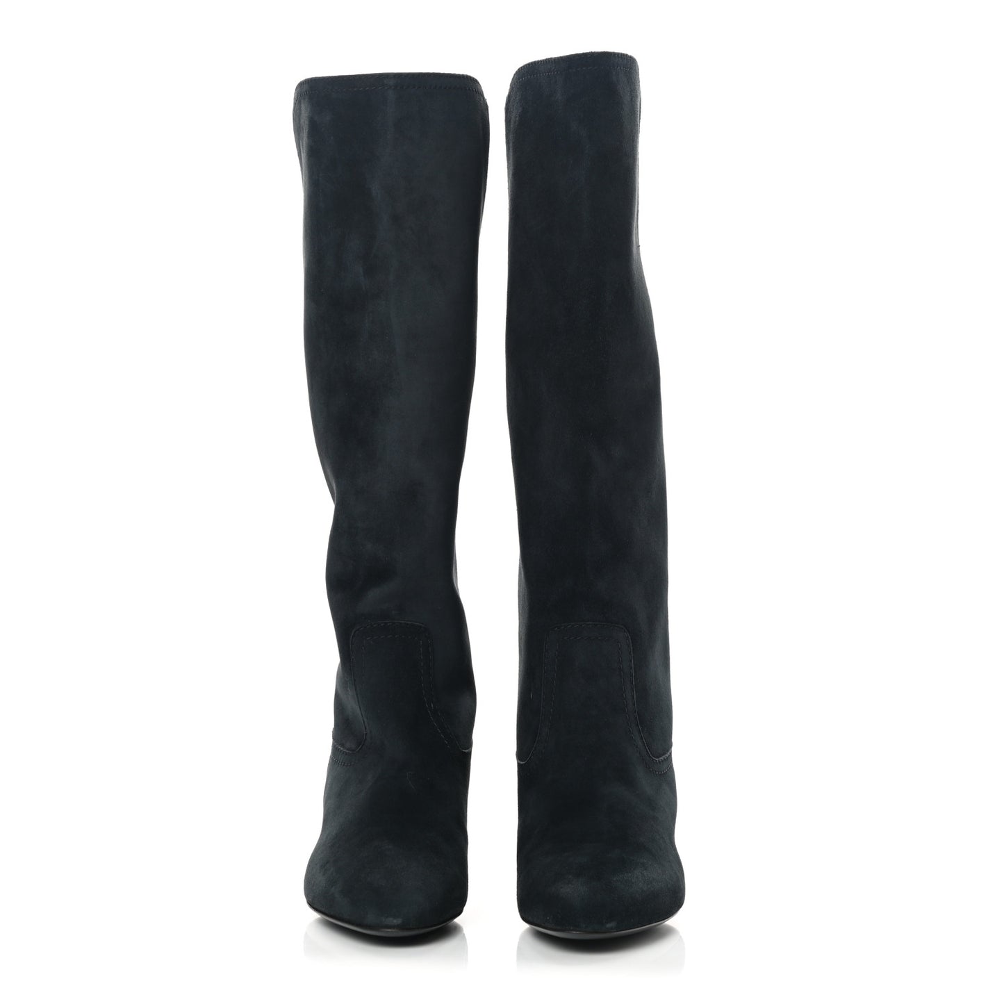 Suede CC Boots 37.5 Navy Blue