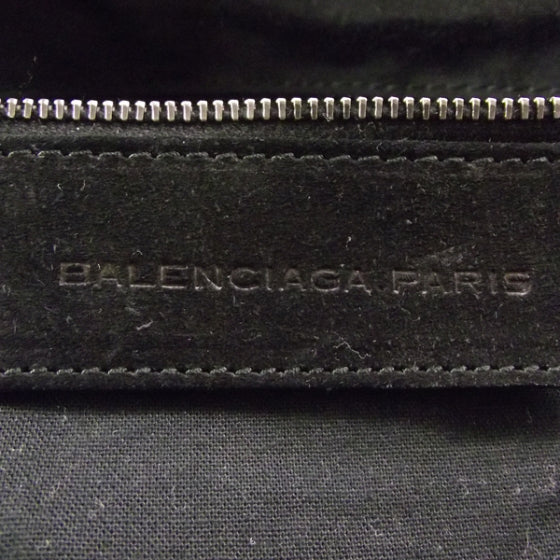 Balenciaga Baby Daim Suede Weekender Black 8 of 10