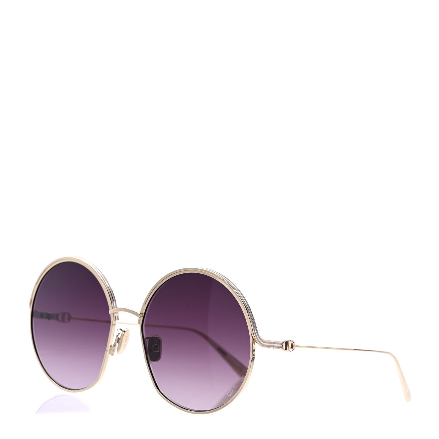 Christian Dior EverDior R1U Round Sunglasses Purple 1 of 8