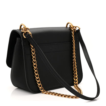 Louis Vuitton Grained Calfskin Lockme Chain Bag PM Black 3 of 10