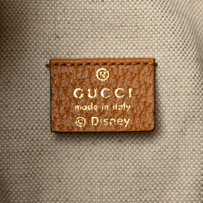 Gucci X DISNEY Mini Vintage GG Supreme Monogram Mickey Mouse Medium Backpack Beige Vintage Sun Oil 6 of 12