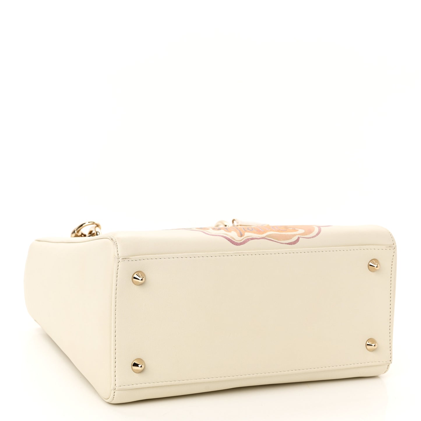 Calfskin Amour Print Medium Lady Dior Multicolor