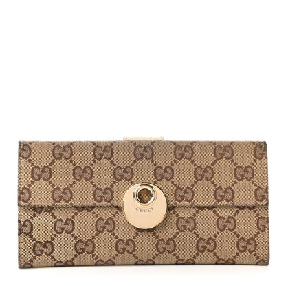 Gucci Monogram Eclipse Continental Wallet Off White 1 of 14