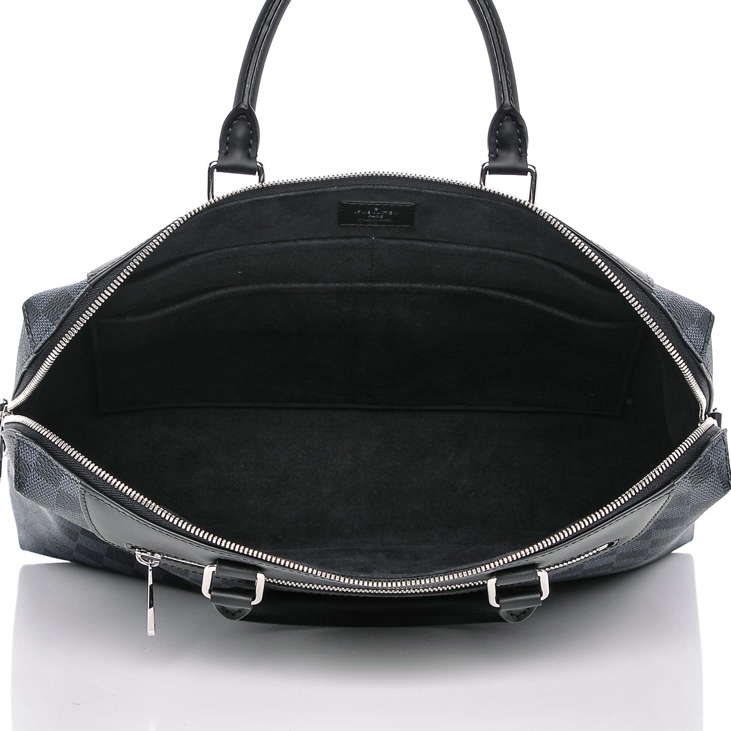 Damier Graphite Porte-Documents Jour