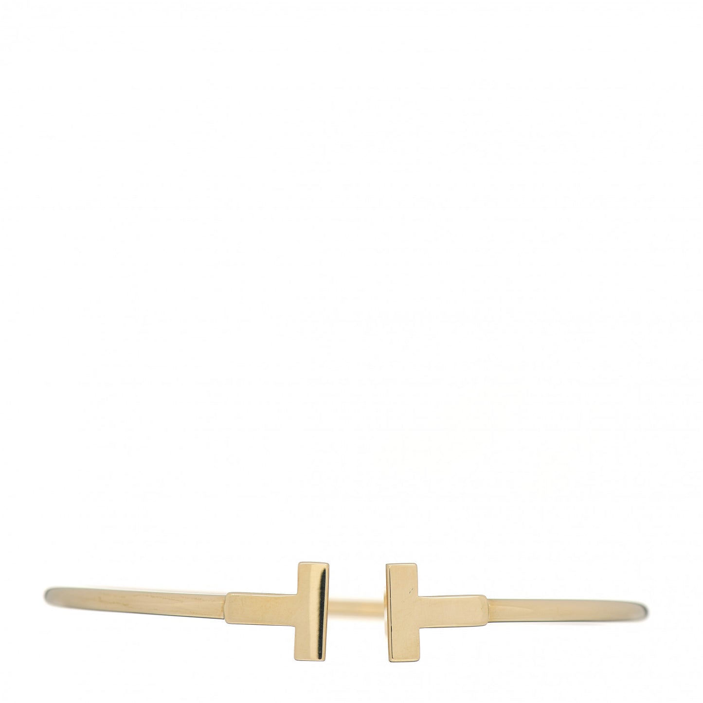 18K Yellow Gold T Wire Bracelet