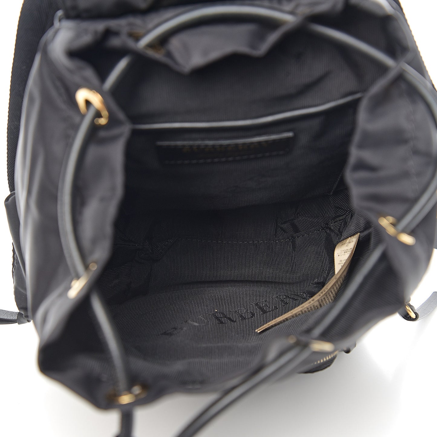 Nylon Small Rucksack Backpack Black