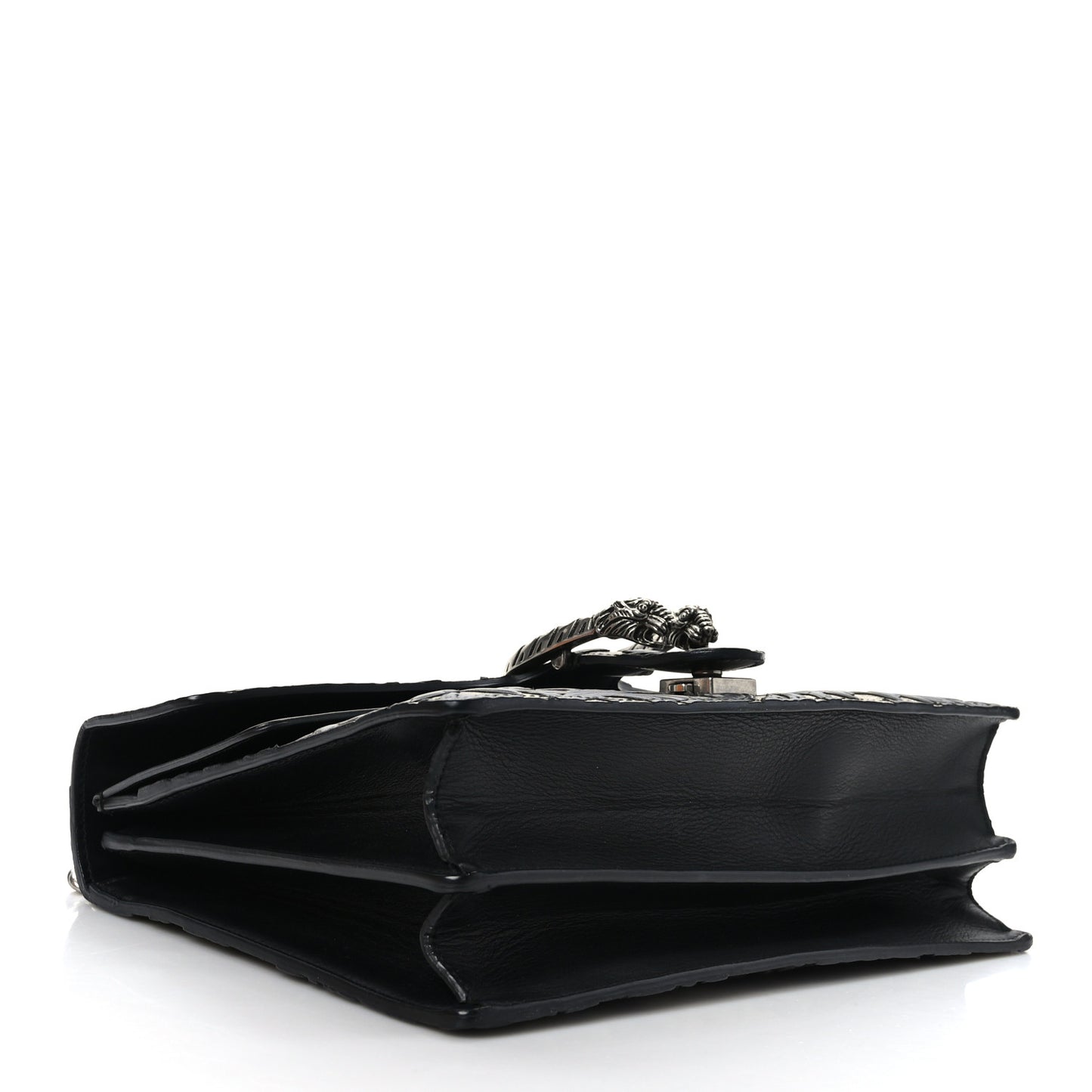 GG Supreme Monogram Arabesque Medium Dionysus Shoulder Bag Black