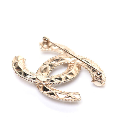 Chanel Pearl CC Brooch Gold 4 of 7