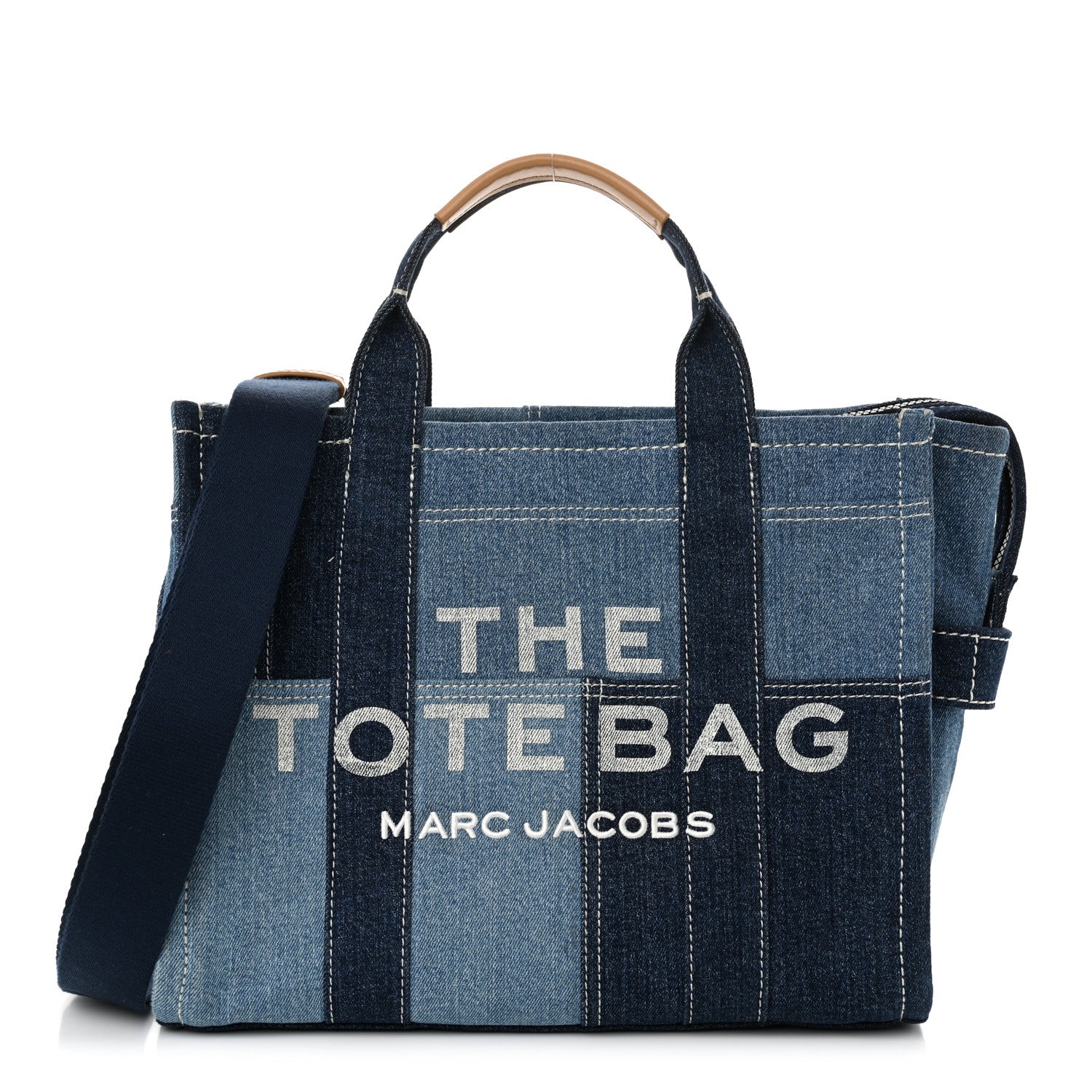 Marc Jacobs Denim Canvas Medium The Tote Bag Blue 1 of 10