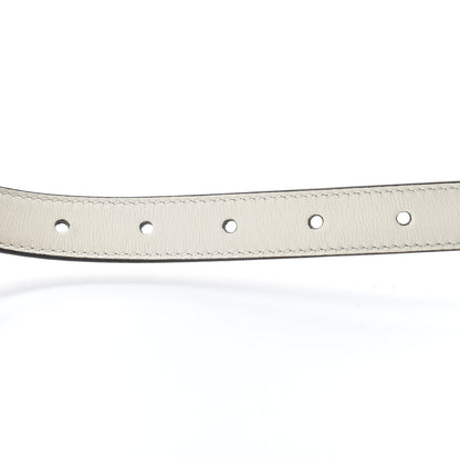 Gucci Calfskin Pearl Double G 20mm Belt 95 38 Ivory 5 of 6