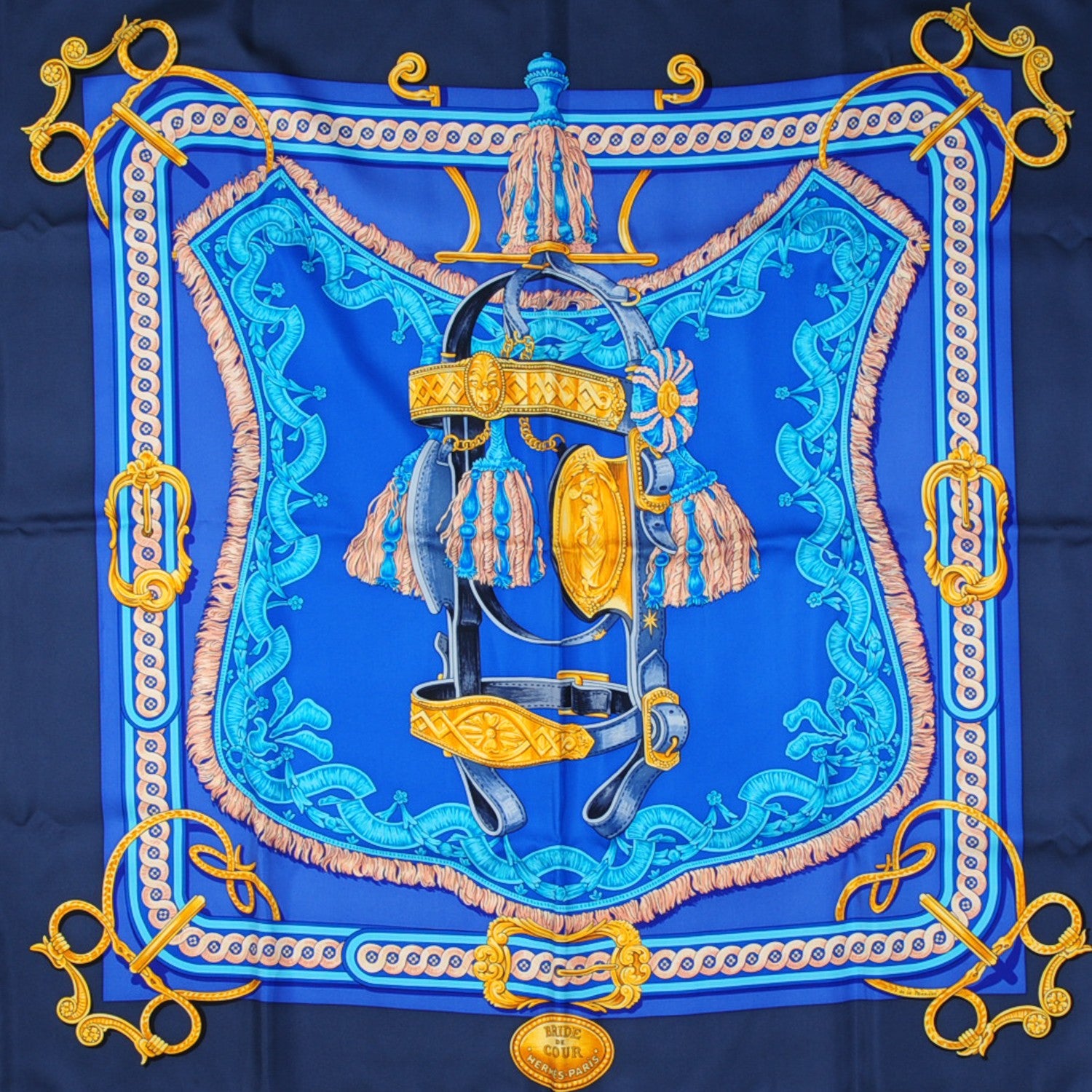 Hermes Silk Bride De Cour Scarf 90 1 of 6