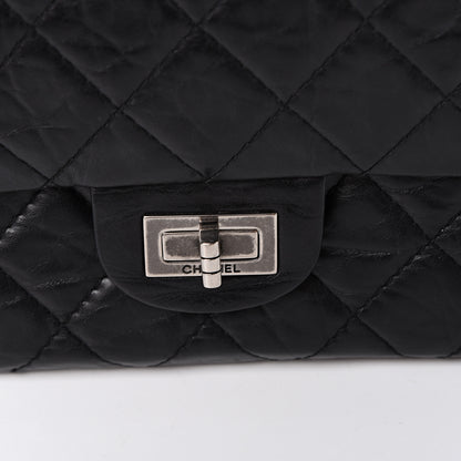 Chanel Aged Calfskin Quilted 2.55 Reissue 226 Flap Black 12 of 14