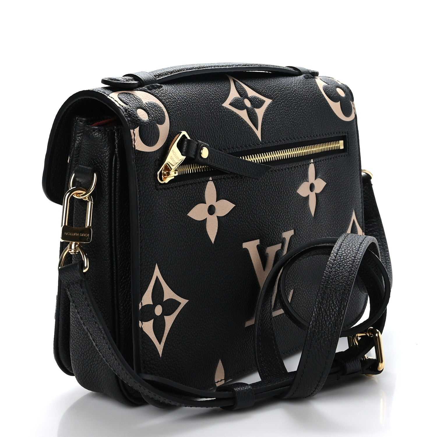 Louis Vuitton Empreinte Monogram Giant Pochette Metis Black Beige 3 of 8
