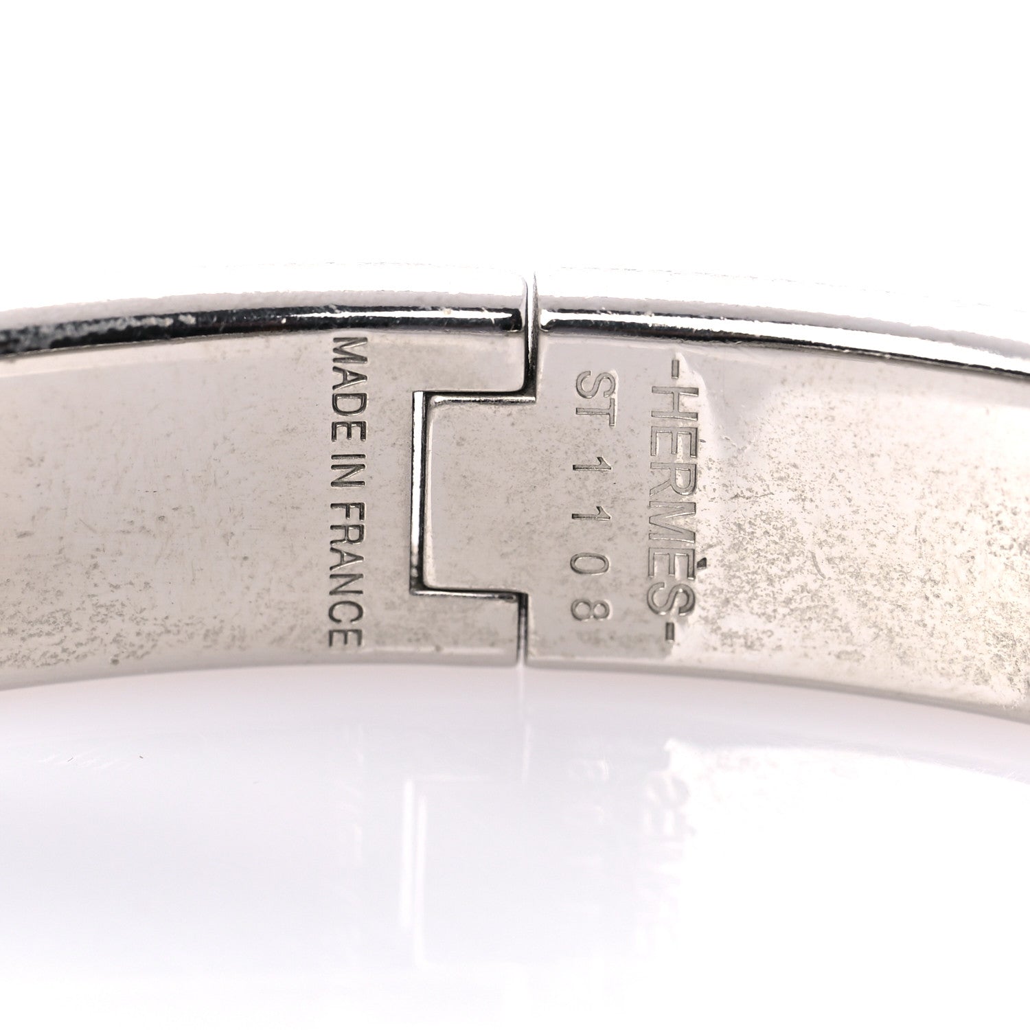 Hermes Enamel Narrow Clic Clac H Bracelet 4 of 8