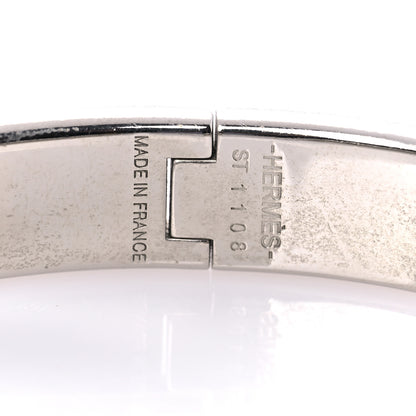 Hermes Enamel Narrow Clic Clac H Bracelet 4 of 8