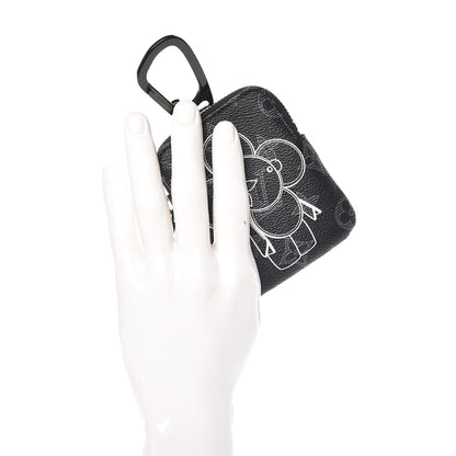Louis Vuitton Monogram Eclipse Vivienne Zipper Key Ring 2 of 5